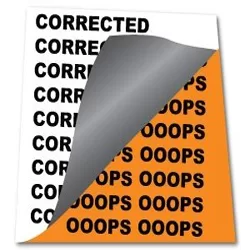 Cover Up Labels