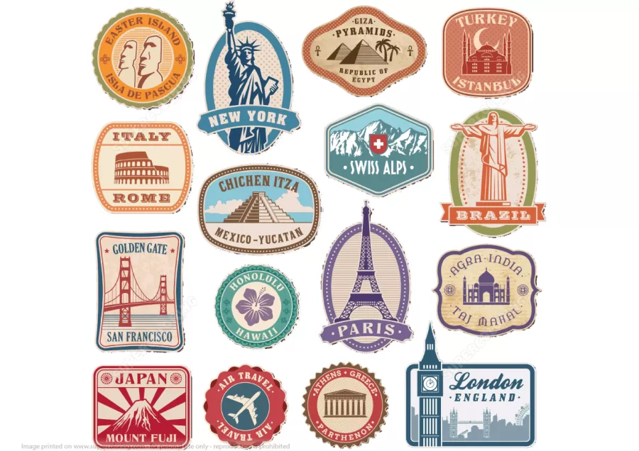 Travel Stickers
