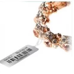 Un gummed jewelry Tail Labels