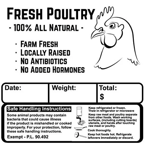 Poultry Labels