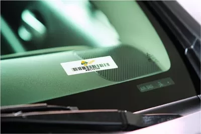 RFID Windshield Labels