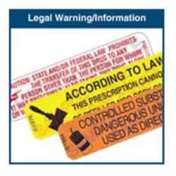 Pharmacy Auxiliary Label