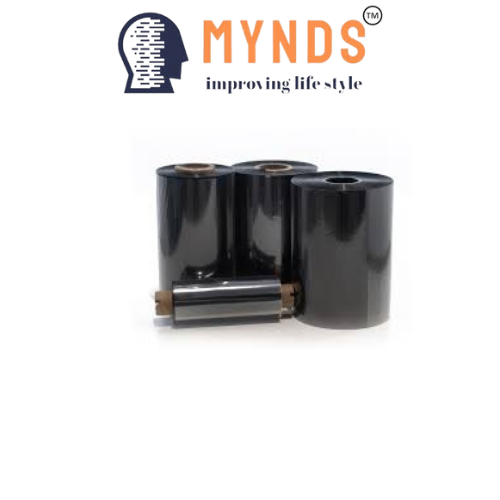 MYNDS Wax Resin Primary Black Ribbon