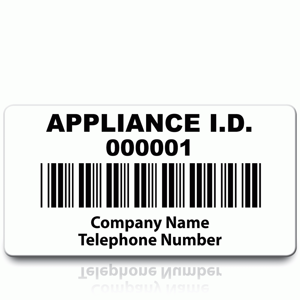 Appliance Label