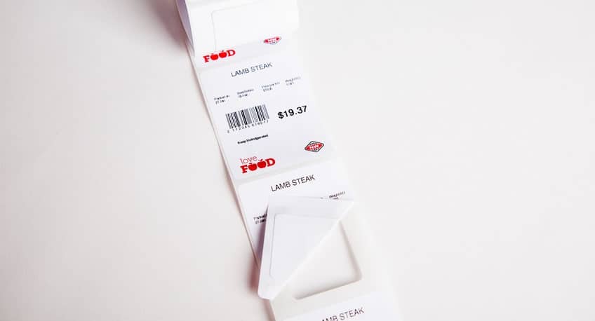 Integrated EAS Labels